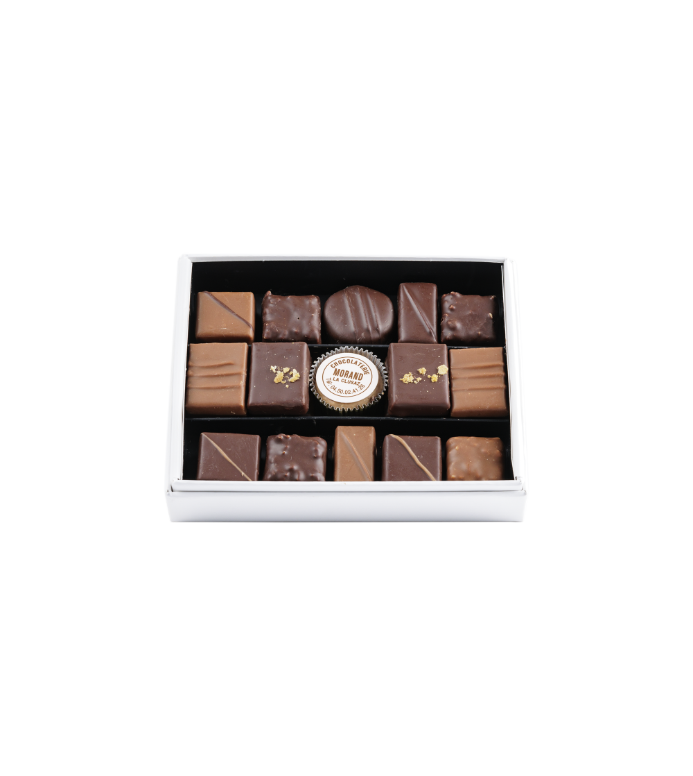 coffret pralinés 19 chocolats chocolaterie Morand
