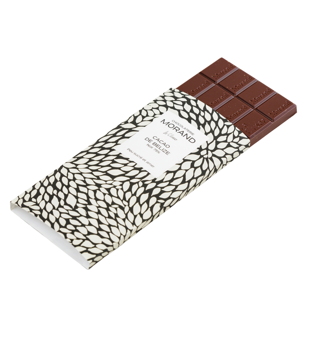 Tablette chocolat cacao du belize 75%